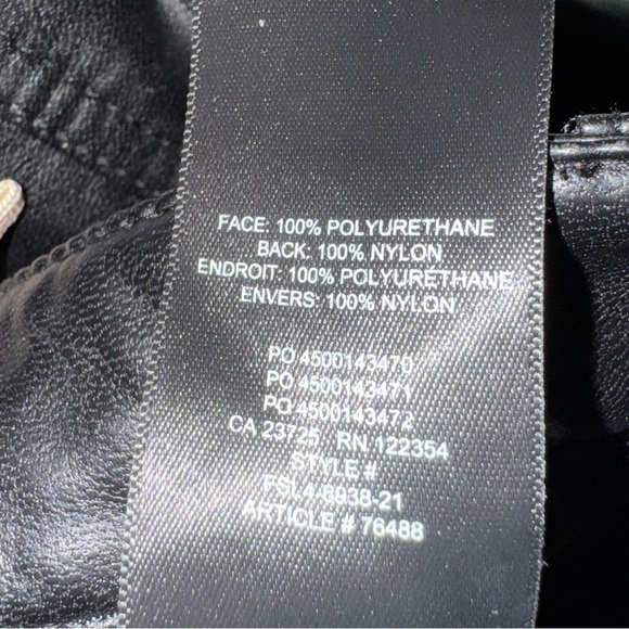 Aritzia Wilfred Melina Pants Womens Faux Leather Straight Leg Size 2 EUC - Picture 13 of 13